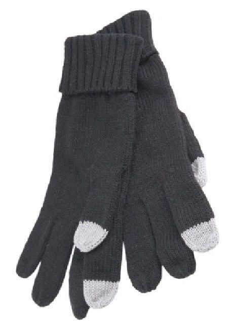 TouchScreen Handschoenen Antraciet voor smartphone , tablet