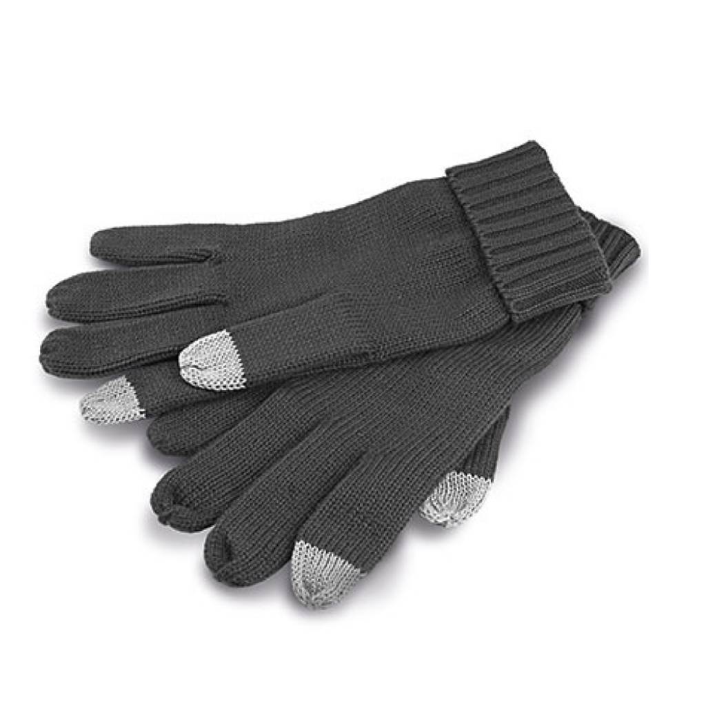 TouchScreen Handschoenen Antraciet voor smartphone , tablet