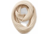 Rondgebreide sjaal Oatmeal
