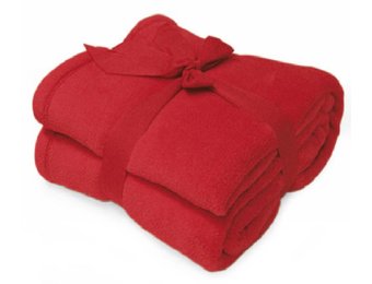 Fleece deken Microflush 130x180 cm Rood