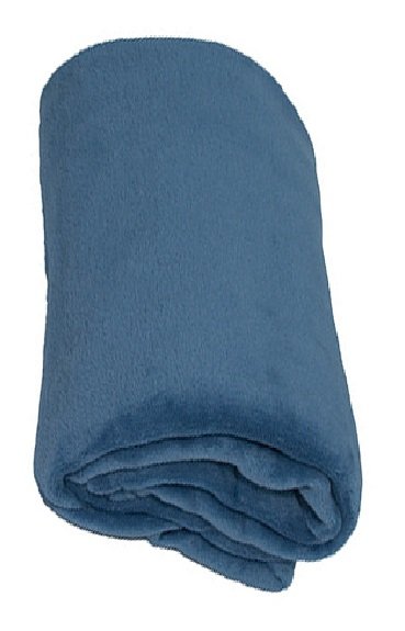 Fleece deken Coral 120 x 160 cm licht Blauw Fleece deken Coral 120 x 160 cm licht Blauw