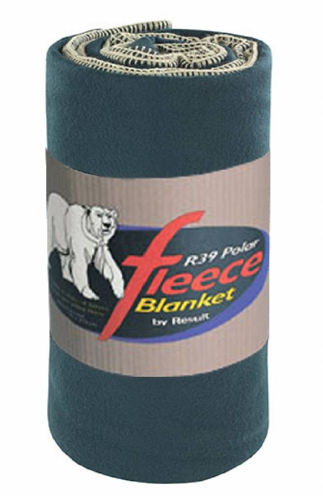 Fleece deken Deluxe 140 x 175 cm. Forest Groen