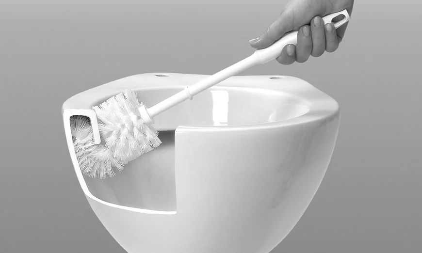 WC Borstel - Toiletborstel met Randreiniger WC Borstel - Toiletborstel met Randreiniger