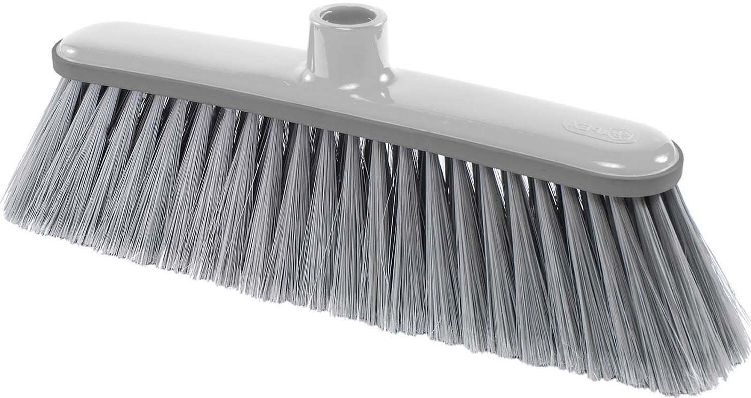 Zachte bezem "Delicata" Grijs