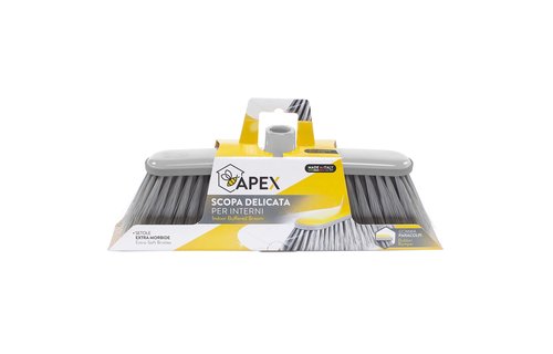 Zachte bezem "Delicata" Grijs Zachte bezem "Delicata" Grijs