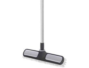 Rubberen schrobborstel  plus met telescopisch steel