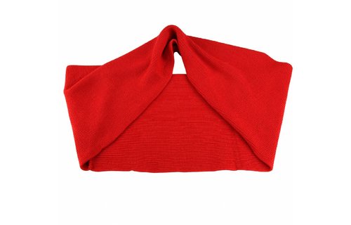 Gebreide colsjaal Rood Unisex