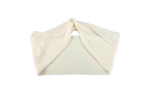 Gebreide colsjaal Ecru Unisex