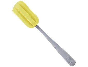 Glazen- en flessen borstel met spons