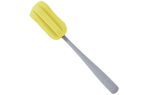 Glazen- en flessen borstel met spons Glazen- en flessen borstel met spons