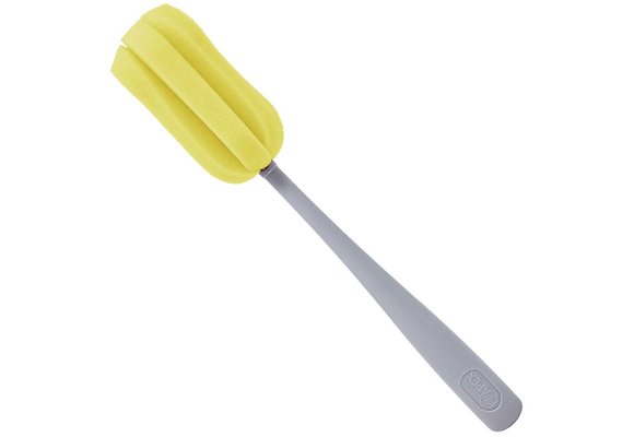 Glazen- en flessen borstel met spons