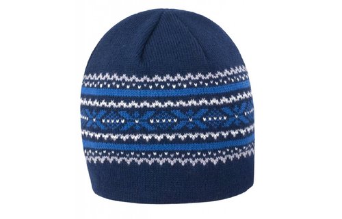 Gebreide Aspen muts Blauw/Grijs/Blauw Gebreide Aspen muts Blauw/Grijs/Blauw