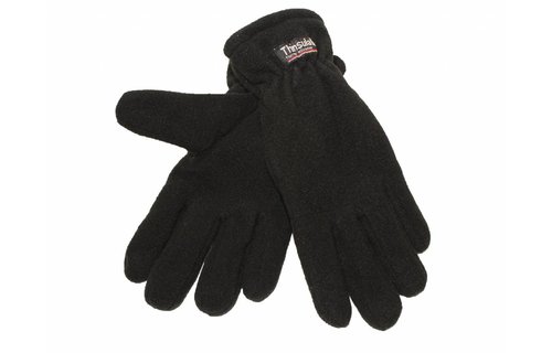 Fleece handschoenen Heren Zwart
