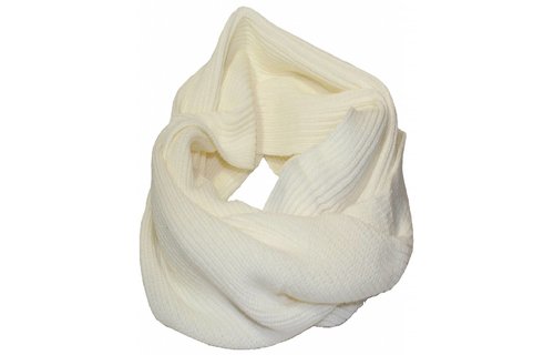 Gebreide colsjaal Ecru Unisex