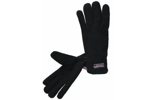 Fleece handschoenen Dames Zwart Fleece handschoenen Dames Zwart