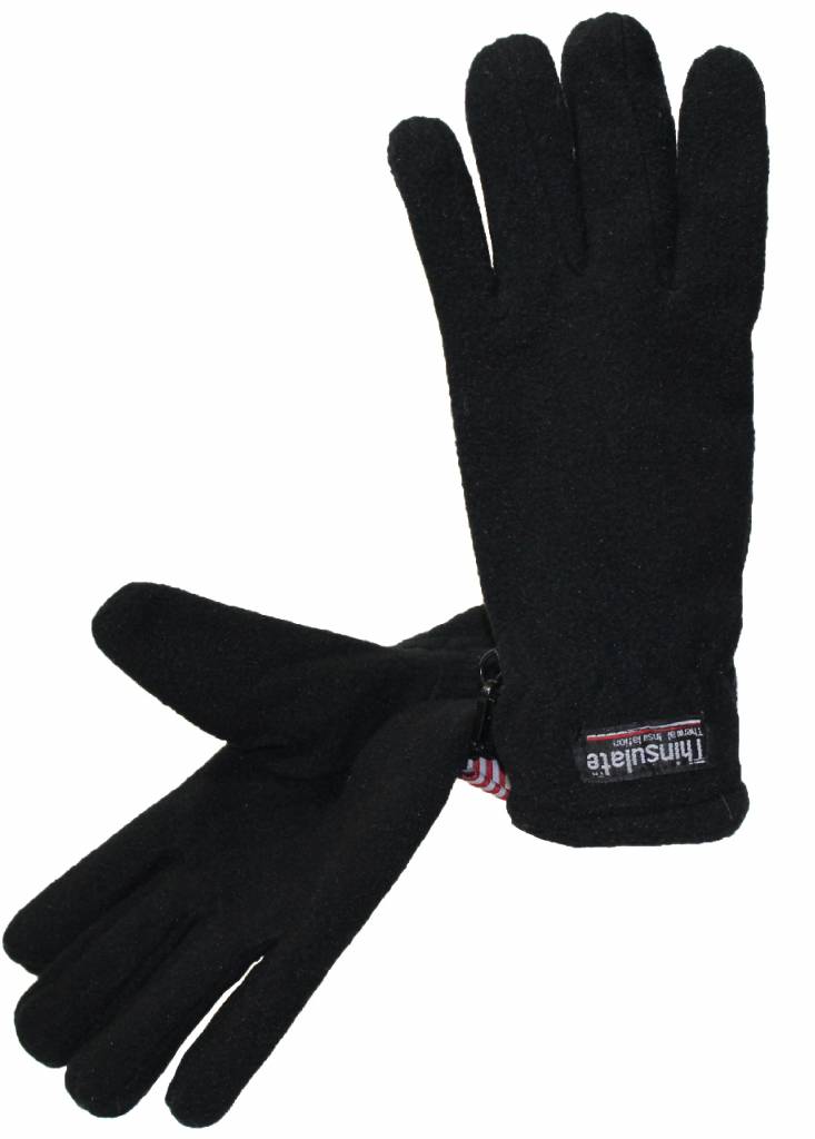 Fleece handschoenen Dames Zwart Fleece handschoenen Dames Zwart