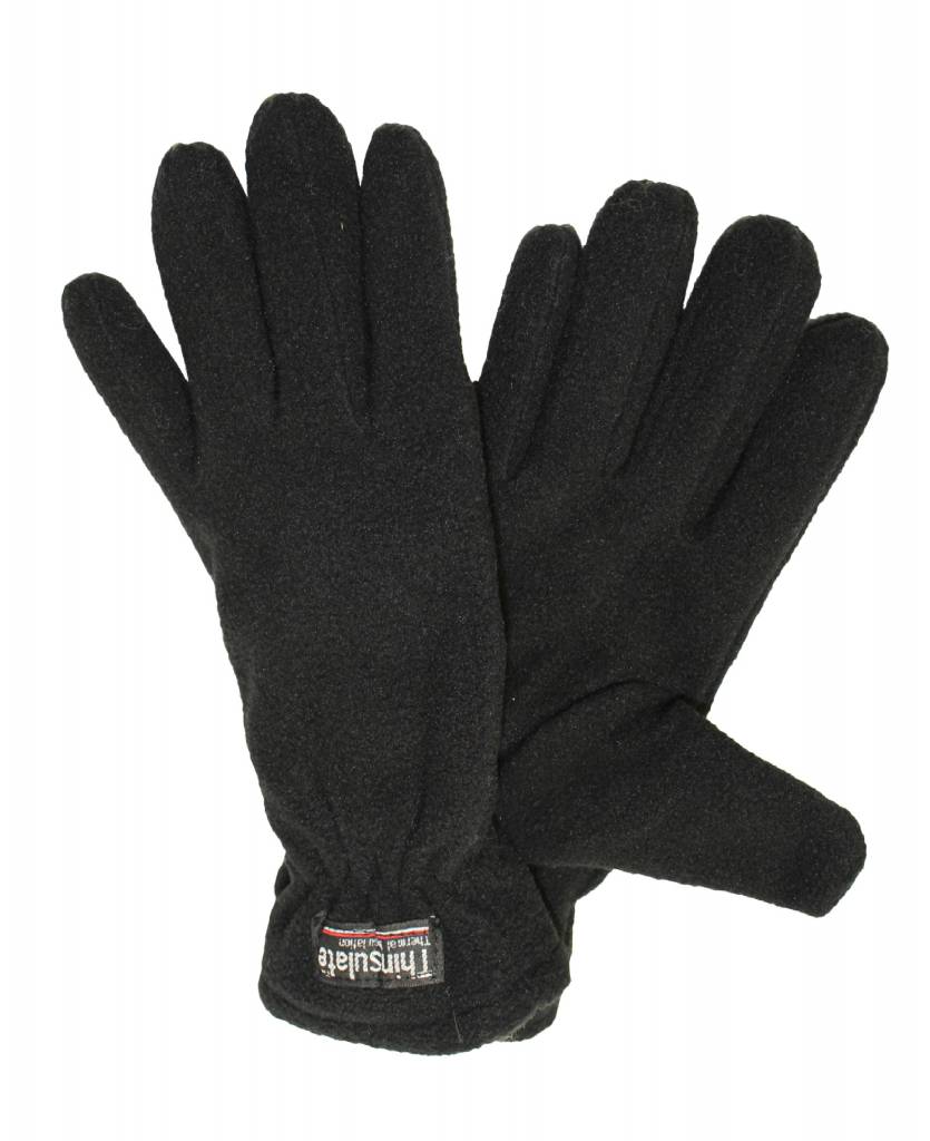 Fleece handschoenen Dames Zwart Fleece handschoenen Dames Zwart