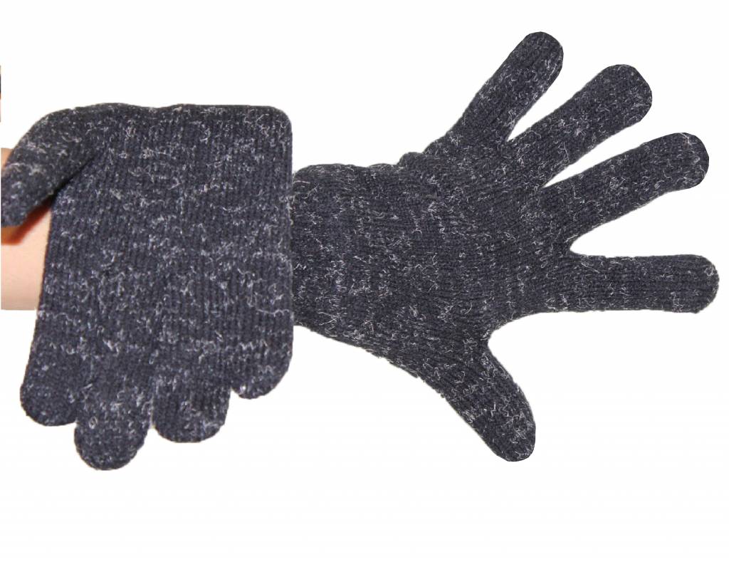 Handschoen Thinsulate Heren Zwart/Grijs gespikkeld Handschoen Thinsulate Heren Zwart/Grijs gespikkeld