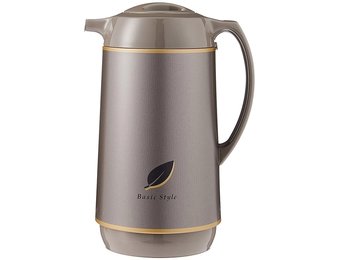 Isoleerkan Herb Brown met Glazen Binnenfles - 1L