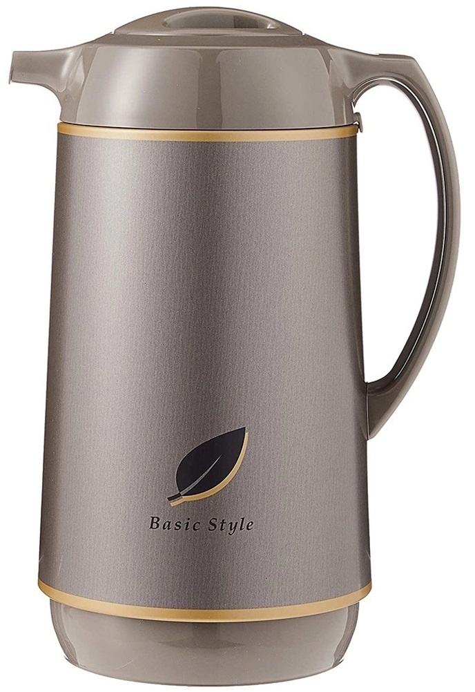 Isoleerkan Herb Brown met Glazen Binnenfles - 1L Isoleerkan Herb Brown met Glazen Binnenfles - 1L