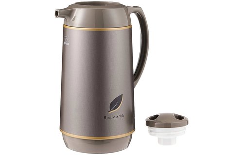 Isoleerkan Herb Brown met Glazen Binnenfles - 1L Isoleerkan Herb Brown met Glazen Binnenfles - 1L