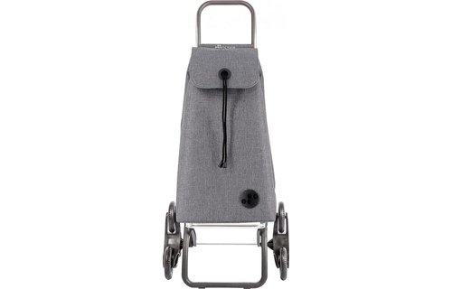 Boodschappentrolley 6 wielen Grijs Trappenstijger I-Max Tweed - RD6