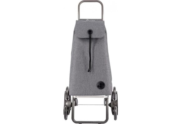 Boodschappentrolley 6 wielen Grijs Trappenstijger I-Max Tweed - RD6