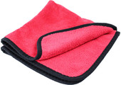 Microvezeldoeken   "Waxx"   3 Stuks   Rood - zwart   40 x 40 cm