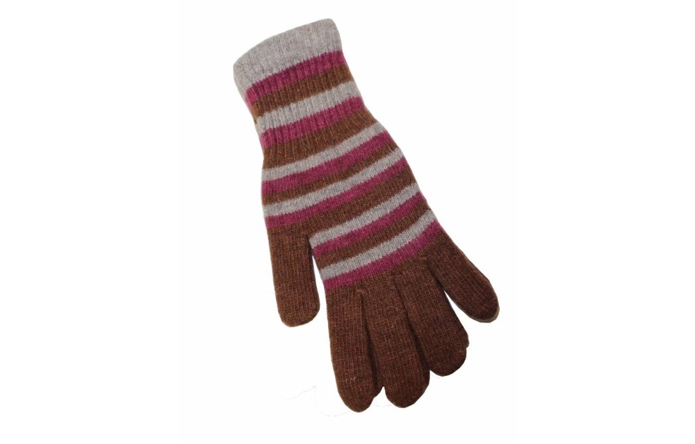 Handschoenen gestreept in verschillende kleuren Handschoenen gestreept in verschillende kleuren
