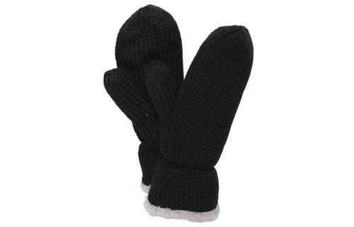 Dames want met pels zwart