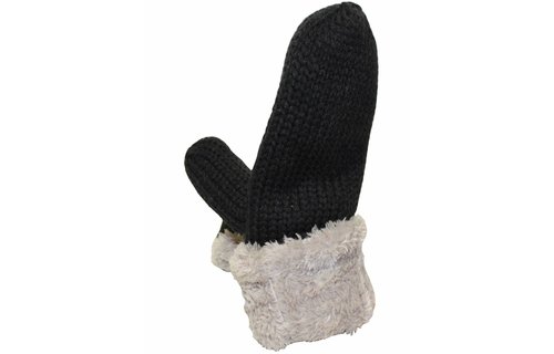 Dames want met pels zwart