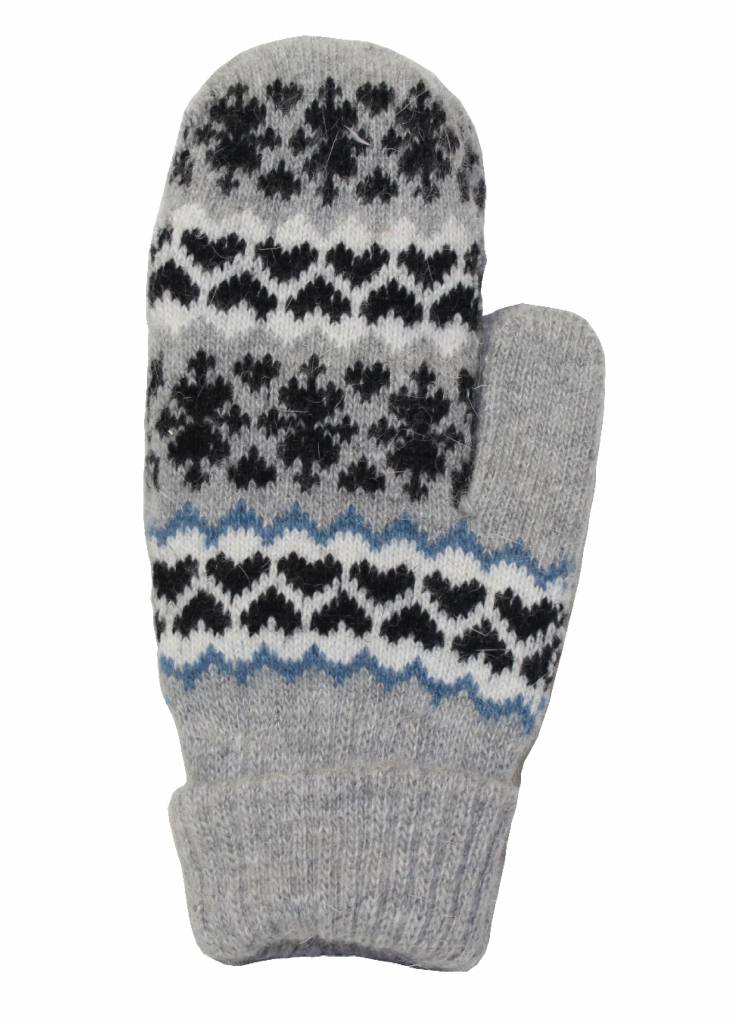 Gebreide Dames want grijs design