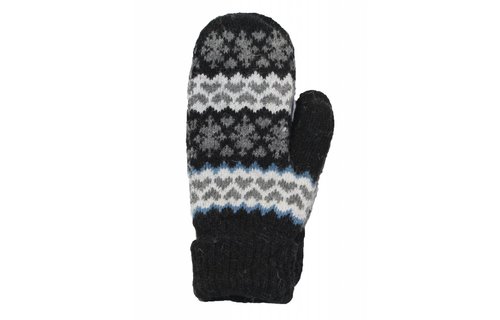 Gebreide Dames want zwart design Gebreide Dames want zwart design