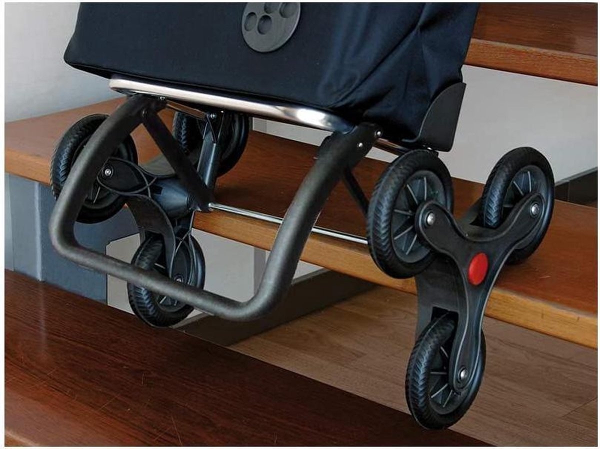 Boodschappentrolley 6 wielen Marino Trappenstijger I-Max Tweed - RD6