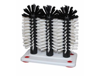 Glazen spoelborstel 3 tap