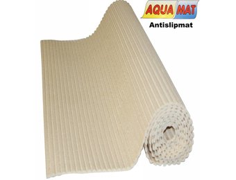 Aquamat antislipmat effen beige 0,65 x 1 m