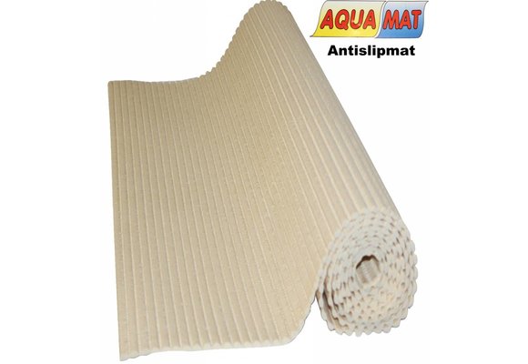 Aquamat antislipmat effen beige 0,65 x 1 m