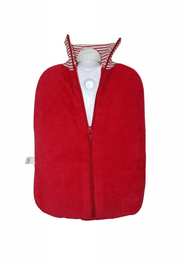 Bio Warmwaterkruik Kersen rood