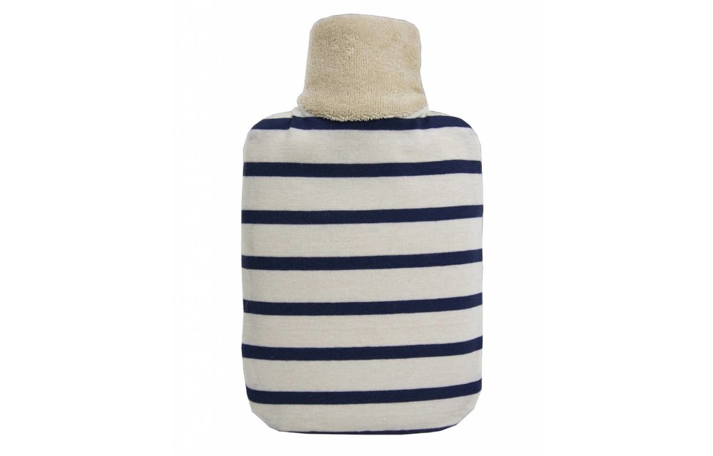Bio Warmwaterkruik Junior Blauw/Wit Bio Warmwaterkruik Junior Blauw/Wit