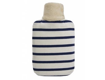 Bio Warmwaterkruik Junior Blauw/Wit