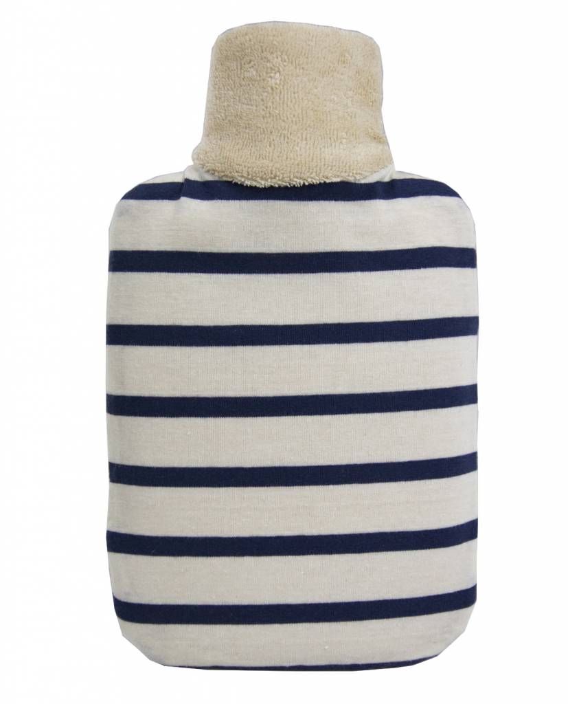 Bio Warmwaterkruik Junior Blauw/Wit