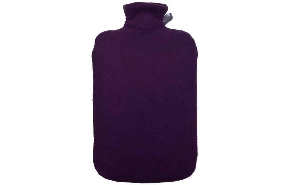 Warmwaterkruik Comfort fleece lila Warmwaterkruik Comfort fleece lila