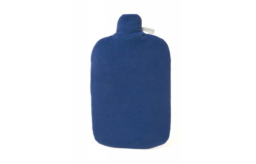 Warmwaterkruik Comfort fleece blauw Warmwaterkruik Comfort fleece blauw