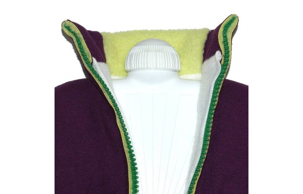 Warmwaterkruik Comfort dubbel fleece lila Warmwaterkruik Comfort dubbel fleece lila