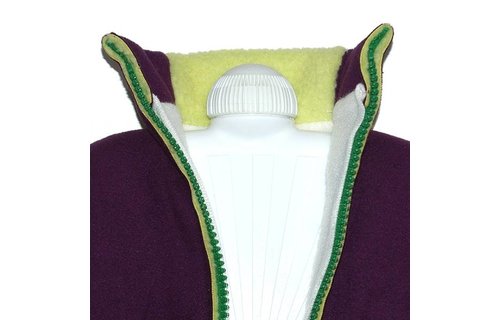 Warmwaterkruik Comfort dubbel fleece lila