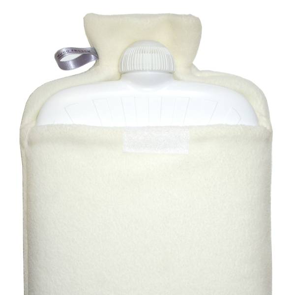 Warmwaterkruik Comfort fleece crème Warmwaterkruik Comfort fleece crème