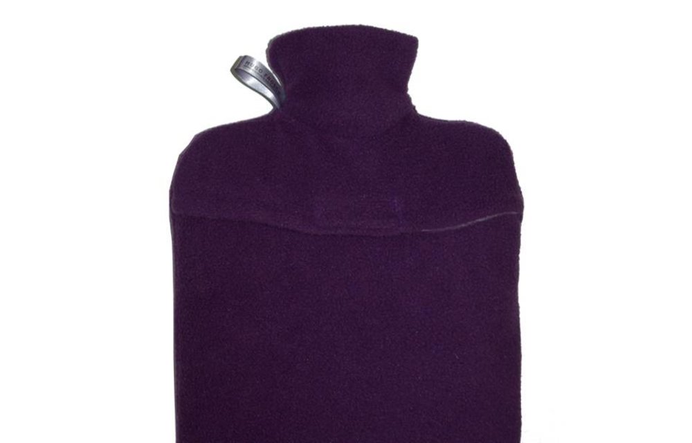 Warmwaterkruik Comfort fleece lila Warmwaterkruik Comfort fleece lila