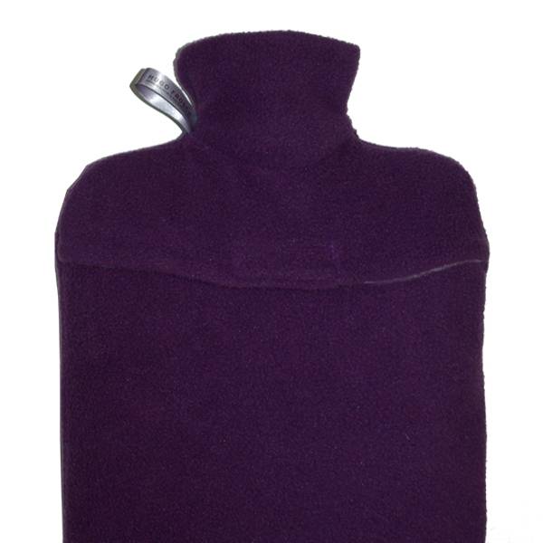 Warmwaterkruik Comfort fleece lila