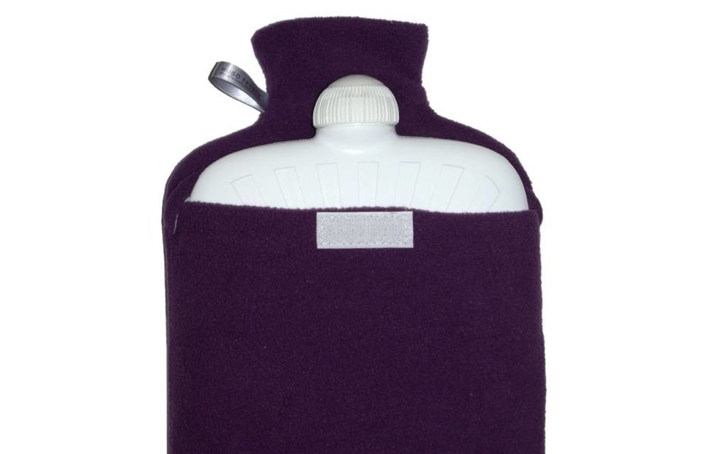 Warmwaterkruik Comfort fleece lila Warmwaterkruik Comfort fleece lila