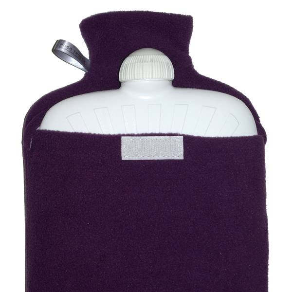 Warmwaterkruik Comfort fleece lila